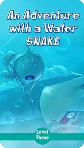 An Adventure with a Water Snake children's story cover
