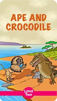 Ape and Crocodile children's story cover