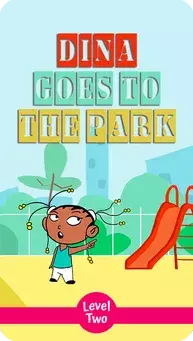 Dina Goes to the Park children's story cover