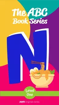 Cover of The ABC Book Series - Letter N interactive story for kids