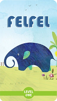 Learn about elephants and the word 'FELFEL' in this fun Level One storybook.