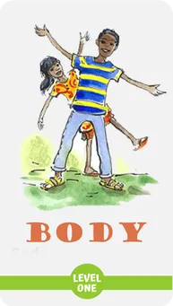 Cover of "Body" – A bedtime storybook about teaching children their body parts in a fun and engaging way.