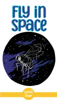 Cover of "Fly in Space" – A bedtime storybook about two fruit flies born on Earth and raised in space.