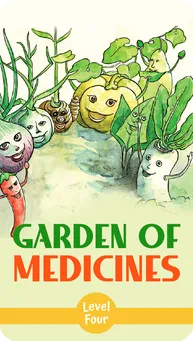 Cover of "Garden of Medicines" – A bedtime storybook explaining how vegetables from the garden help keep us healthy.