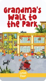 Cover of "Grandma's Walk to the Park" – A bedtime storybook about Ahmed and his grandma’s adventurous walk through the neighborhood.