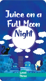 Cover of "Juice on a Full Moon Night" – A bedtime storybook about Meera and her friends celebrating a magical full moon night.