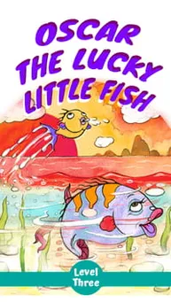 Cover of "Oscar the Lucky Little Fish" – A bedtime storybook about Oscar the fish exploring the deep sea.