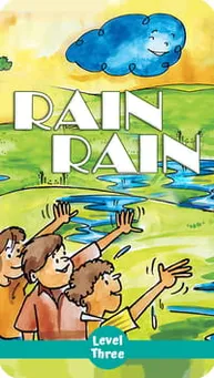 Cover of "Rain, Rain" – A bedtime storybook about a cloud bringing rain and happiness to the world.