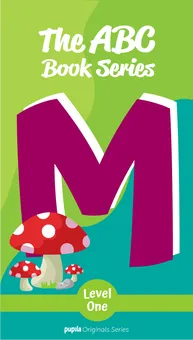 Cover of "The ABC Book Series Letter M" – A bedtime storybook about words like monkey, mechanic, and moon.