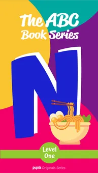 Cover of "The ABC Book Series Letter N" – A bedtime storybook about words like notebook, nurse, and noodles.