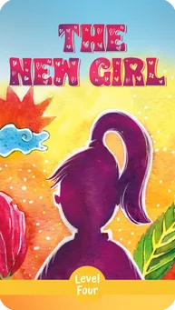 Cover of "The New Girl" – A bedtime storybook about a new girl in Mira's class who looks different.