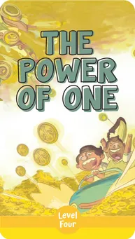 Cover of "The Power of One" – A bedtime storybook about children saving money for a trip to the amusement park.