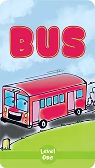 Learn about vehicles with this fun "Bus" storybook for Level One readers.